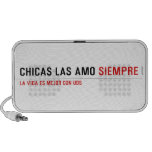 Chicas las amo  Doodle Speakers