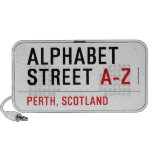 Alphabet  Street  Doodle Speakers