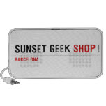 SUNSET GEEK  Doodle Speakers
