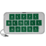 Happy
 Birthday
 Allison  Doodle Speakers