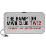 the Hampton  MWB Club  Doodle Speakers