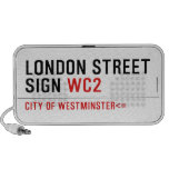LONDON STREET SIGN  Doodle Speakers
