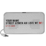 Your Name Street aymen abi love w1  Doodle Speakers