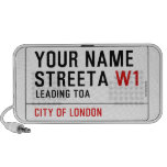 Your Name Streeta  Doodle Speakers