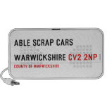 ABLE SCRAP CARS  WARWICKSHIRE  Doodle Speakers