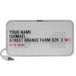 Your Name ishmael Street orange farm dzk 3  Doodle Speakers