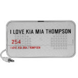 I LOVE KIA MIA THOMPSON    Doodle Speakers