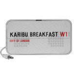 karibu breakfast  Doodle Speakers