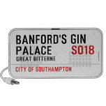 Banford's Gin  Palace  Doodle Speakers