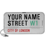 Your Name Street  Doodle Speakers