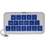 Happy 
 Birthday
 Christine  Doodle Speakers