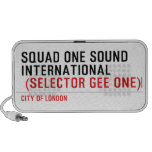 SQUAD ONE SOUND INTERNATIONAL   Doodle Speakers
