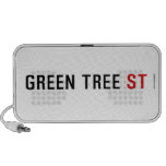 Green Tree  Doodle Speakers