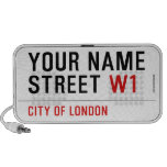 Your Name Street  Doodle Speakers