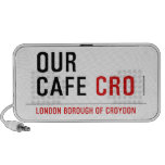 our cafe  Doodle Speakers