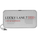 Lucky Lane 7  Doodle Speakers