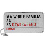 Ma whole familiA Sa Za  Doodle Speakers