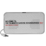 Welcome to  the Falmouth Gardens NEighbourhood  Doodle Speakers