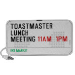 TOASTMASTER LUNCH MEETING  Doodle Speakers