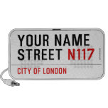 Your Name Street  Doodle Speakers