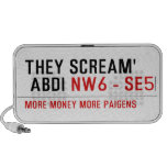 THEY SCREAM'  ABDI  Doodle Speakers