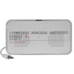 ITUMELENG MOKOENA MASULUKE  Street  Doodle Speakers
