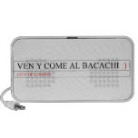 Ven y come al BACACHI  Doodle Speakers