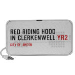 Red Riding Hood  in Clerkenwell  Doodle Speakers
