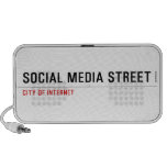 Social Media Street  Doodle Speakers