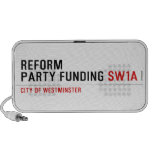 Reform party funding  Doodle Speakers