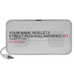 Your Name moeletji Street poshka(lamivano)  Doodle Speakers
