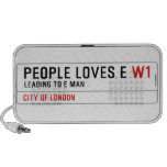 PEOPLE LOVES E  Doodle Speakers