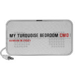 My Turquoise Bedroom  Doodle Speakers