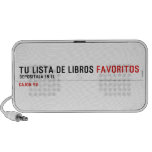 tu LISTA DE libros  Doodle Speakers