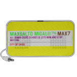MAXSALTO MIGAL®™  Doodle Speakers