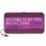 WELCOME TO MY FROG #ULFAH_TIARA     Doodle Speakers