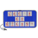 Let's
 Go
 Giants!  Doodle Speakers
