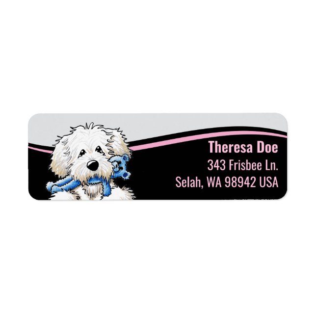 Doodle Wave Address Label (Front)