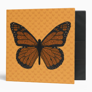 Doodled Monarch Binder