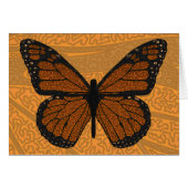 Doodled Monarch Card (Front Horizontal)