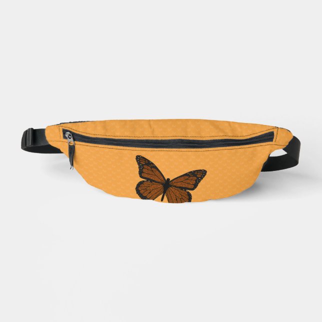 Doodled Monarch Fanny Pack (Front)