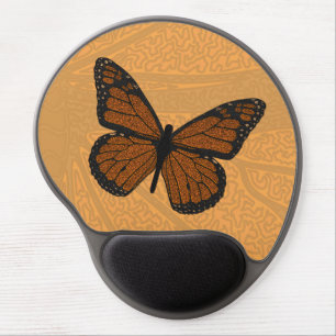 Doodled Monarch Gel Mousepad