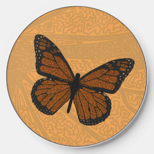 Doodled Monarch Wireless Charger