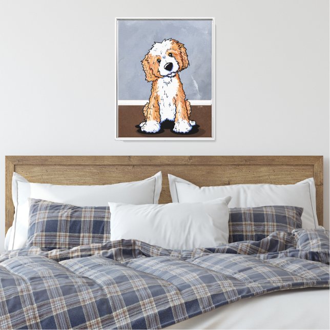 DoodleMoji KiniArt Canvas Print (Insitu(Bedroom))