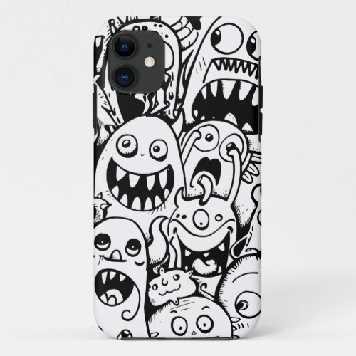 Doodles Monster iPhone 11 Case