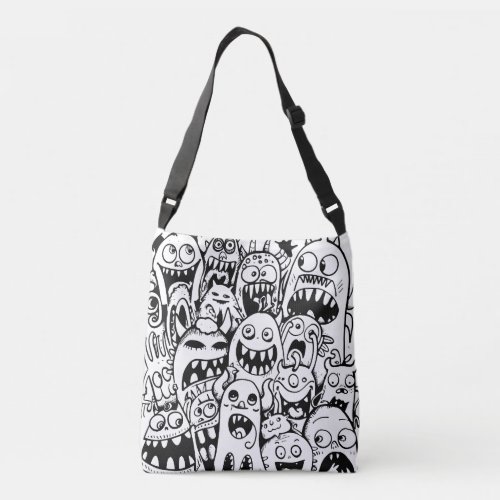 Doodles Monster Crossbody Bag