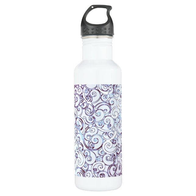 Doodles of Colour Stainless Steel Water Bottle (Front)