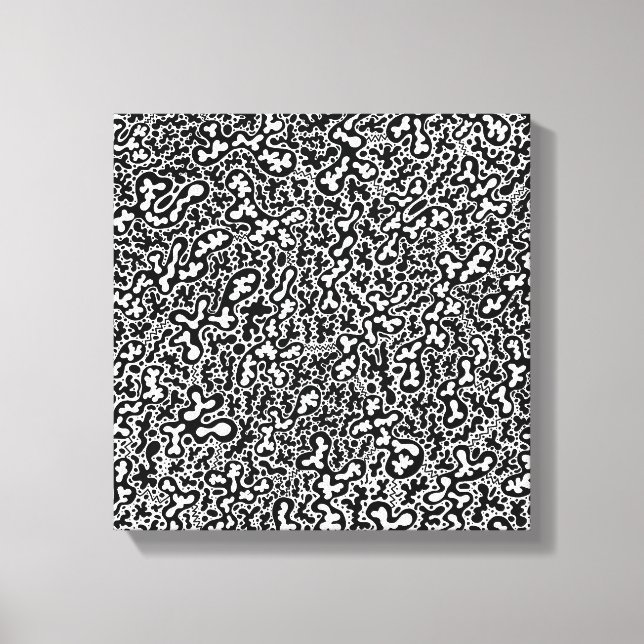 Doodles on Canvas Print (Front)