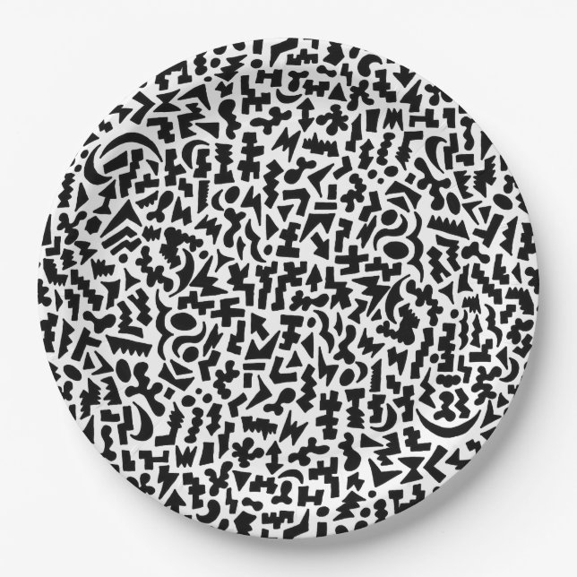 Doodles Paper Plate (Front)