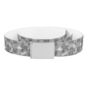 doodles pattern illustration belt